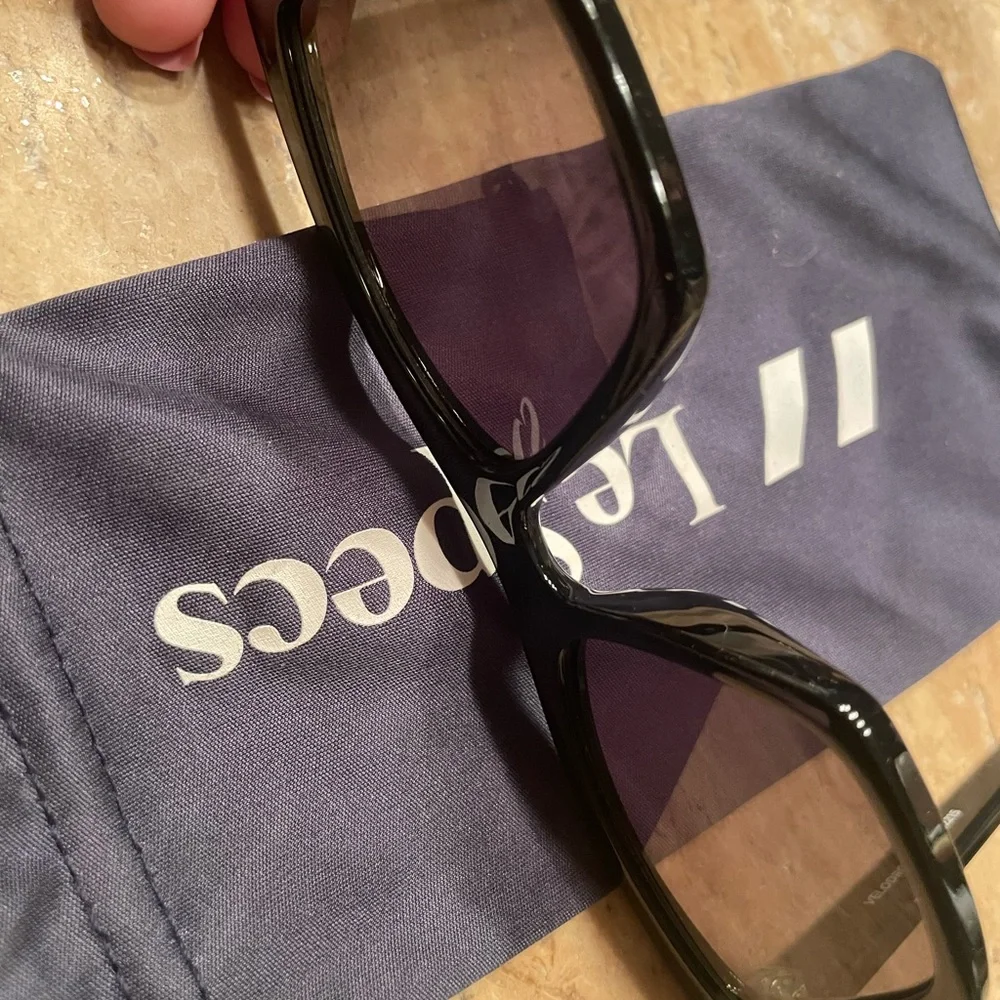 Le Specs Glossy Black Sunglasses - Picture 5 of 5